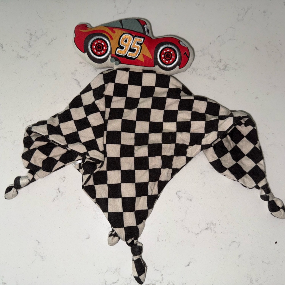 Cars Lightning McQueen little Sleepies baby lovey in GUC for being used.